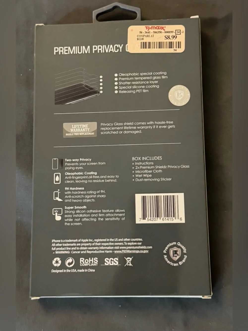 Premium Shieldz Privacy Screen Protector 2-Pack - Picture 2 of 3